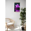 Panou radiant electric decorativ TRIO, incalzire cu infrarosu 430W  termostat 2 trepte  model orhidee violet,  100 x 60 cm