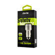 Incarcator Auto 3.5A Devia Battle Dual USB True Black - Emergency Hammer