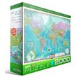 Puzzle Eurographics - Weltkarte, 2000 Teile