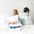 HappyNest Soft Pillow, 50x70 cm, con 30% piumino d&#39;oca, Bianco