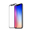 Folie iPhone 11 Pro / XS / X Eiger Glass 3D Edge to Edge Clear Black (0,33 mm, 9H, perfekte Passform, gebogen