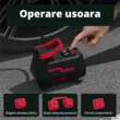 Digitaler Auto-Luftkompressor, DC 12 V, 120 W, 10 A, 150 PSI, 35 l/min, Roll Fast, Netzkabel 2,80 m, Auto, Fahrrad, Motorrad, Bälle, verschiedene andere aufblasbare Objekte, LED-Taschenlampe, automatischer Stopp