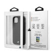 Custodia nera con linee orizzontali BMW Signature per iPhone 11 Pro