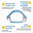 Casque antiphonique pour bébés, offre une protection auditive, SNR 23, bleu, ALPINE Muffy Baby Blue ALP24944