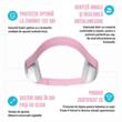 Casque anti-bruit pour bébés, offre une protection auditive, SNR 23, rose, ALPINE Muffy Baby Pink ALP24951