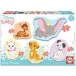 Puzzle Educa - Cuccioli Disney Animali, 3/3/4/4/5 pezzi