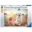 Puzzle Ravensburger - Hund mit Luftballons, 500 Teile