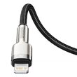 Kabel Typ C auf Lightning Baseus Coffee Series Metall Schwarz