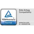 Set coprisedili anteriori premium per auto in velluto, Walser, universali, compatibili con sedili con airbag, con cerniera, nero, 2 pz