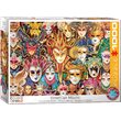 Puzzle Eurographics - Máscaras del Carnaval de Venecia, 1000 piezas