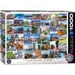 Puzzle Eurographics - Globetrotter - Canada, 1000 pièces