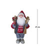 Decorazione Babbo Natale con gli sci, 45 cm