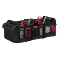 XXL trunk organizer for SUV, foldable, spacious, multi-functional, multi-compartmental, strap and velcro fastening, universal fit, 76 x 37 x 32 cm, Roll Fast, black