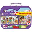 Puzzle 2x60 + 2x100 piese - Horse Club - Schleich Puzzle Box