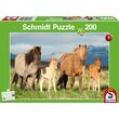 Schmidt-Puzzle - Pferdefamilie, 200 Teile
