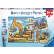 Ravensburger puzzel - bouwvoertuigen, 3X49 stukjes