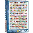Puzzle Eurographics - Drapeaux du monde, 1000 pièces