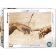Puzzle Eurographics - Michelangelo Buonarroti: Die Erschaffung Adams, 1000 Teile