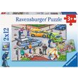 Puzzle Ravensburger - Polizia, 2x12 pezzi