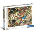 Puzzle 500 Teile Clementoni – Der Schmetterlingssammler