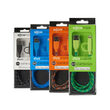 Cavo MicroUSB e Lightning MFI Boompods Duo Arancione (1m, treccia tessile)