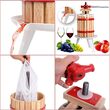 Pressa, pressa, per pigiare uva, frutta, 6 L, 27x56 cm