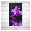 Panou radiant electric decorativ TRIO, incalzire cu infrarosu 430W  termostat 2 trepte  model orhidee violet,  100 x 60 cm