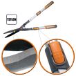 Heggenschaar, struiken, bypass-type, Teflon-mes, telescoopsteel 71-83 cm, Richmann Exclusive