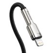 Kabel Typ C auf Lightning Baseus Coffee Series Metall Schwarz