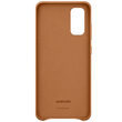 Original Samsung Galaxy S20 Leather Cover Brown