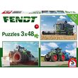 Schmidt-Puzzle - Fendt Vario Mähdrescher, 3x48 Teile, inklusive 1 Poster