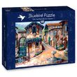 Puzzle Bluebird - La fuente en la plaza, 1000 piezas
