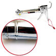 Pistole, Presse, Silikonkartusche, verchromter Stahl, gezahnter Stab, 300 ml, Beorol