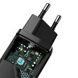 Incarcator Retea Baseus GaN2 Lite Dual Port Type-C, USB, Quick Charger, 65W Black