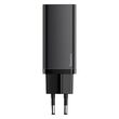 Incarcator Retea Baseus GaN2 Lite Dual Port Type-C, USB, Quick Charger, 65W Black