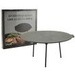 Disco per griglia, ghisa, con gambe, 45x23 cm, Perfect Home