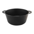  Pentola in ghisa con coperchio, rotonda, 10 L, Perfect Home