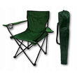 Sedia pieghevole da giardino, campeggio, pesca, rossa, max 120 kg, 50x50x80 cm