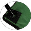 Sedia pieghevole da giardino, campeggio, pesca, rossa, max 120 kg, 50x50x80 cm
