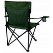 Sedia pieghevole da giardino, campeggio, pesca, rossa, max 120 kg, 50x50x80 cm