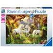 Puzzle Ravensburger - Unicorni nella foresta, 1000 pezzi