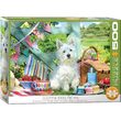 Puzzle 500 Teile XXL - Scottie Dog Picnic