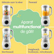 Aparat automat multifunctional de gatit cu aburi si blender 5in1 EASYCARE BABY