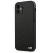 Custodia BMW PU Carbon Black per iPhone 12 Mini