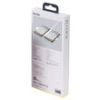Draadloze oplader 15W Baseus Simple 2 in 1 Wit