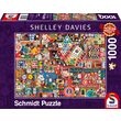 Schmidt - Shelley Davies Puzzle: Vintage Brettspiele, 1000 Teile