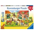 Puzzle 2x12 piese Ravensburger - Caluti