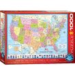 Puzzle Eurographics - Karte der USA, 1000 Teile