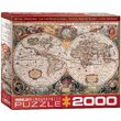 Puzzle Eurographics - Carte du monde antique, 2000 pièces