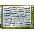 Puzzle Eurographics - Moderne Kampfflugzeuge, 1000 Teile